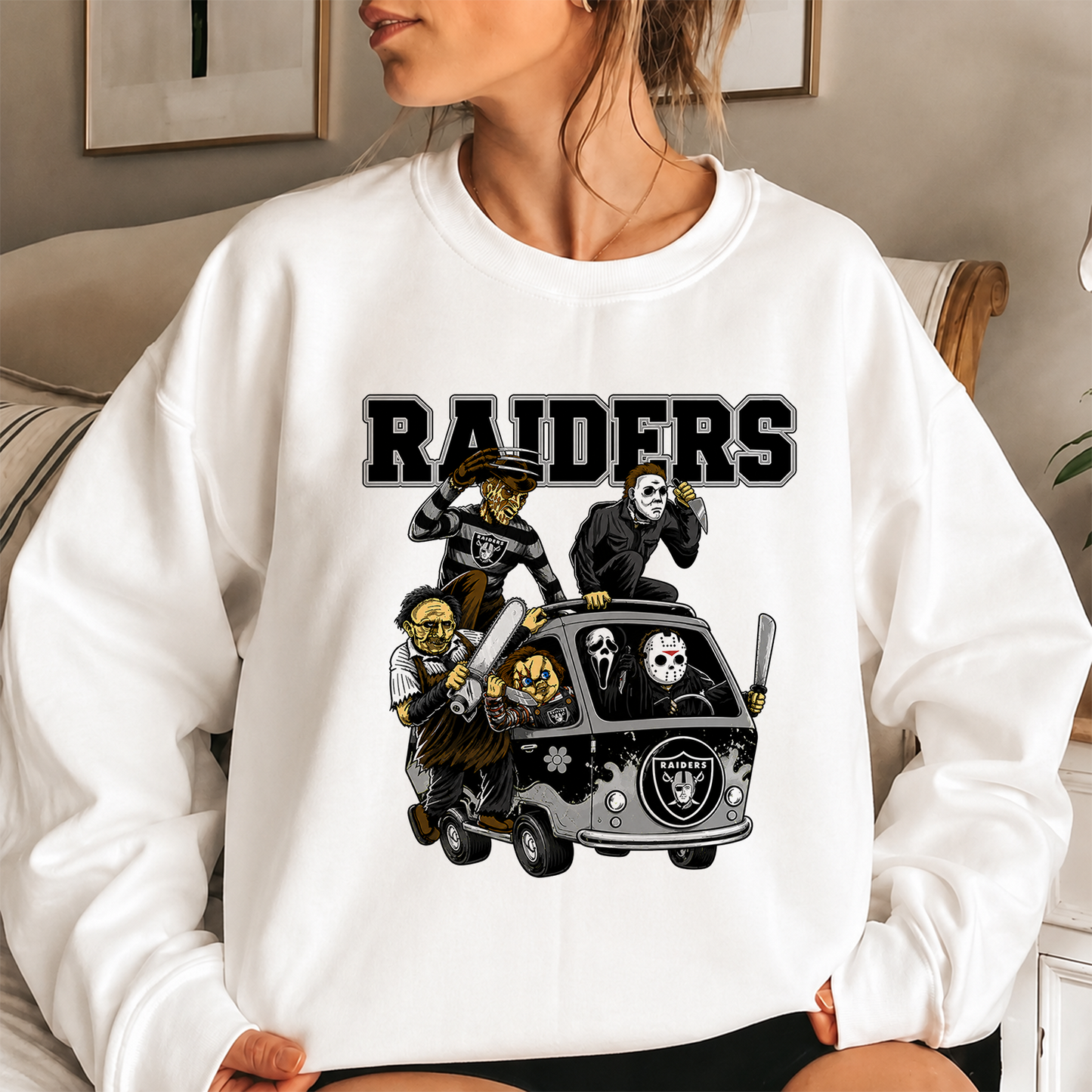 [SPECIAL OFFER] NEW CUSTOMIZED NFL07 LVR LAS VEGAS RAIDERS UNISEX SWEATSHIRT
