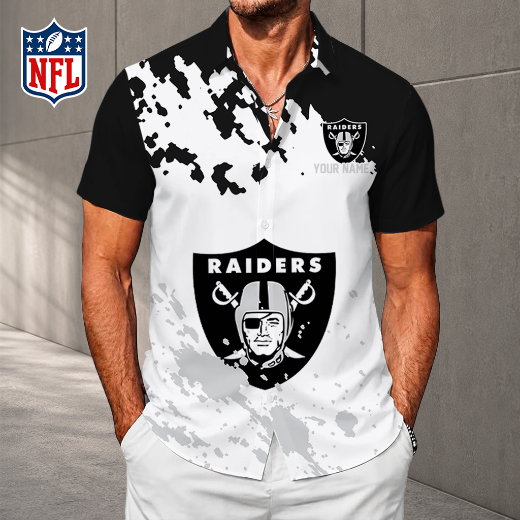 LIMITED EDITION - NEW CUSTOMIZED NFL07 LVR LAS VEGAS RAIDERS UNISEX HAWAIIAN SHIRT