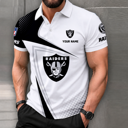 LIMITED EDITION - NEW CUSTOMIZED NFL07 LVR LAS VEGAS RAIDERS T-SHIRT, POLO SHIRT, ZIP POLO SHIRT, SWEATSHIRT, HOODIE & ZIP HOODIE