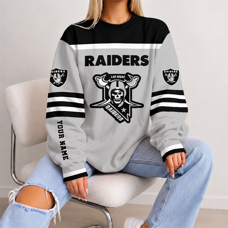 [SPECIAL OFFER] NEW CUSTOMIZED NFL07 LVR LAS VEGAS RAIDERS UNISEX SWEATSHIRT