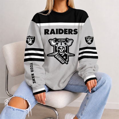 [SPECIAL OFFER] NEW CUSTOMIZED NFL07 LVR LAS VEGAS RAIDERS UNISEX SWEATSHIRT