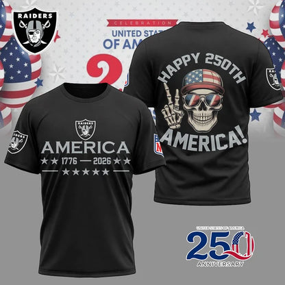 LIMITED EDITION - NEW CUSTOMIZED NFL07 LV RAIDERS UNISEX T-SHIRT, SWEATSHIRT, HOODIE & ZIP HOODIE