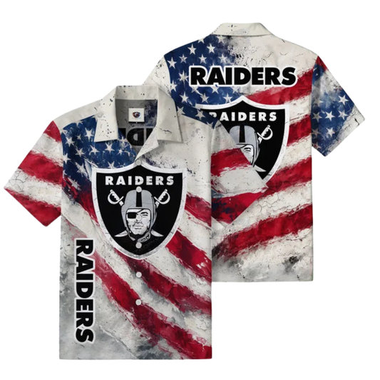 LIMITED EDITION - NEW CUSTOMIZED NFL07 LVR LAS VEGAS RAIDERS UNISEX HAWAIIAN SHIRT