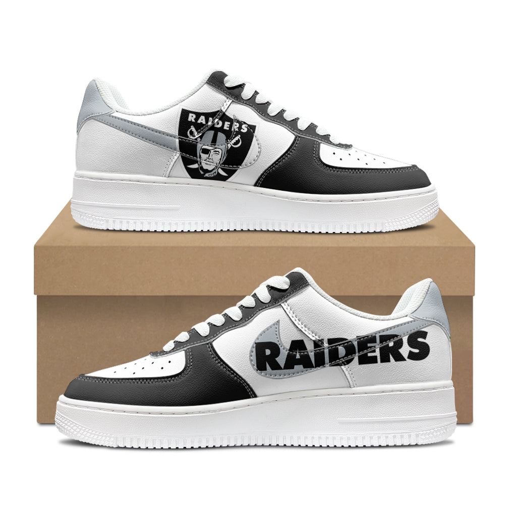 [SPECIAL OFFER] NEW CUSTOMIZED NFL07 LVR LAS VEGAS RAIDERS AF1 SHOES