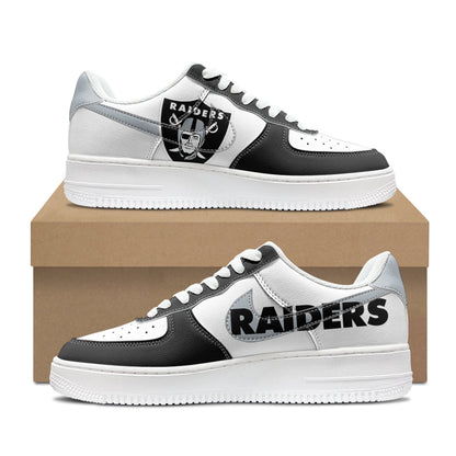 [SPECIAL OFFER] NEW CUSTOMIZED NFL07 LVR LAS VEGAS RAIDERS AF1 SHOES