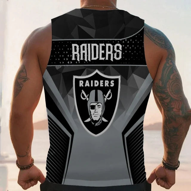 LIMITED EDITION - NEW CUSTOMIZED NFL07 LV RAIDERS UNISEX TANK TOP