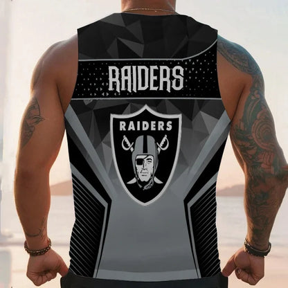 LIMITED EDITION - NEW CUSTOMIZED NFL07 LV RAIDERS UNISEX TANK TOP
