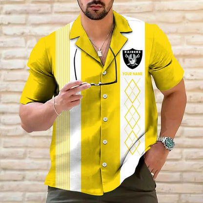 LIMITED EDITION - NEW CUSTOMIZED NFL07 LVR LAS VEGAS RAIDERS HAWAIIAN SHIRT