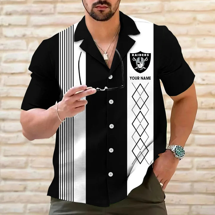 LIMITED EDITION - NEW CUSTOMIZED NFL07 LVR LAS VEGAS RAIDERS HAWAIIAN SHIRT