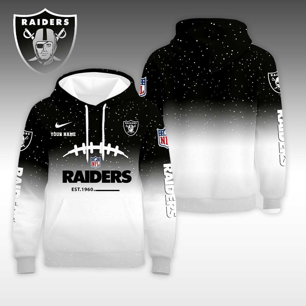 LIMITED EDITION - NEW CUSTOMIZED NFL07 LVR LAS VEGAS RAIDERS UNISEX T-SHIRT, POLO, HOODIE & JACKETS