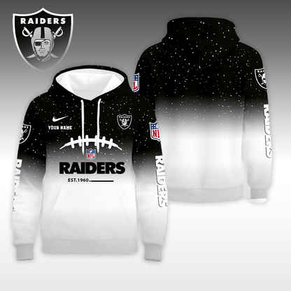 LIMITED EDITION - NEW CUSTOMIZED NFL07 LVR LAS VEGAS RAIDERS UNISEX T-SHIRT, POLO, HOODIE & JACKETS