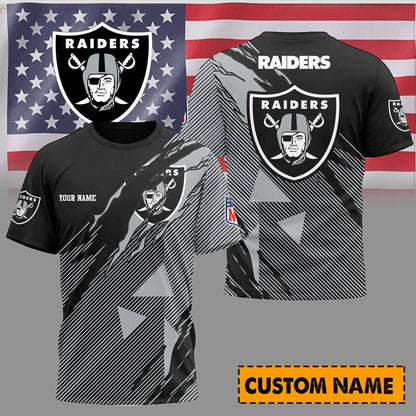 LIMITED EDITION - NEW CUSTOMIZED NFL7 LV RAIDERS UNISEX T-SHIRT & POLO