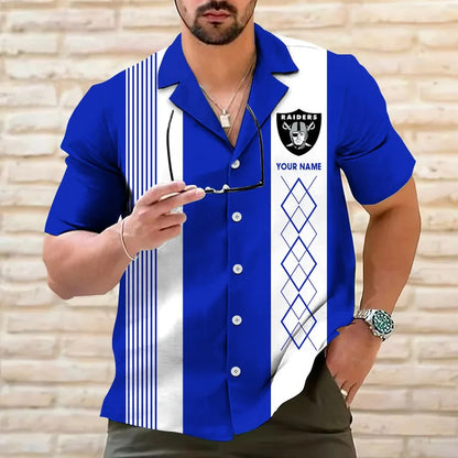 LIMITED EDITION - NEW CUSTOMIZED NFL07 LVR LAS VEGAS RAIDERS HAWAIIAN SHIRT