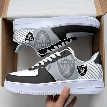 [SPECIAL OFFER] NEW CUSTOMIZED NFL07 LVR LAS VEGAS RAIDERS AF1 SNEAKERS