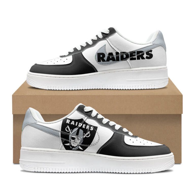 [SPECIAL OFFER] NEW CUSTOMIZED NFL07 LVR LAS VEGAS RAIDERS AF1 SHOES