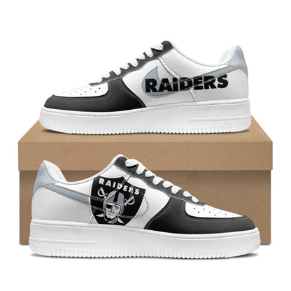 [SPECIAL OFFER] NEW CUSTOMIZED NFL07 LVR LAS VEGAS RAIDERS AF1 SHOES