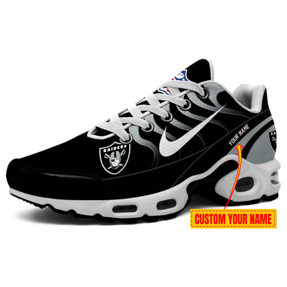 [SPECIAL OFFER] NEW CUSTOMIZED NFL07 LVR LAS VEGAS RAIDERS AIR MAX PLUS SNEAKERS
