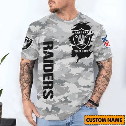 LIMITED EDITION - NEW CUSTOMIZED NFL07 LVR LAS VEGAS RAIDERS T-SHIRT, POLO SHIRT, ZIP POLO SHIRT, SWEATSHIRT, HOODIE & ZIP HOODIE