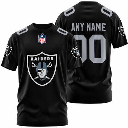 LIMITED EDITION - NEW CUSTOMIZED NFL07 LVR LAS VEGAS RAIDERS T-SHIRT, POLO SHIRT, ZIP POLO SHIRT, SWEATSHIRT, HOODIE & ZIP HOODIE