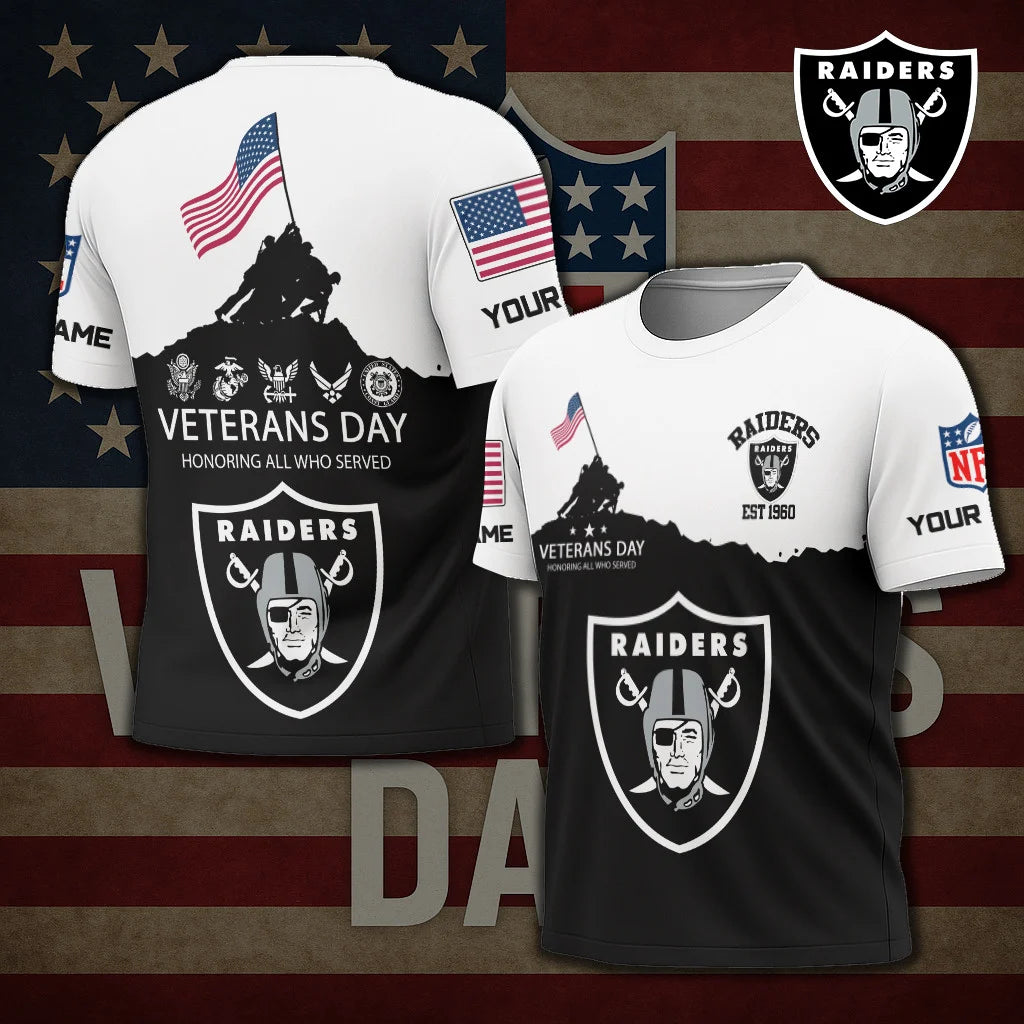 LIMITED EDITION - NEW CUSTOMIZED NFL07 LV RAIDERS UNISEX T-SHIRT, SWEATSHIRT, HOODIE & ZIP HOODIE