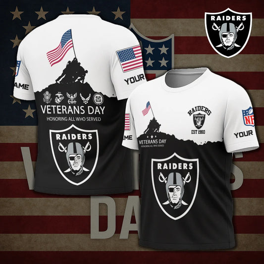 LIMITED EDITION - NEW CUSTOMIZED NFL07 LV RAIDERS UNISEX T-SHIRT, SWEATSHIRT, HOODIE & ZIP HOODIE