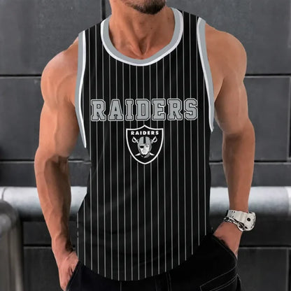 [SPECIAL OFFER] NEW CUSTOMIZED NFL07 LVR LAS VEGAS RAIDERS UNISEX TANK TOP