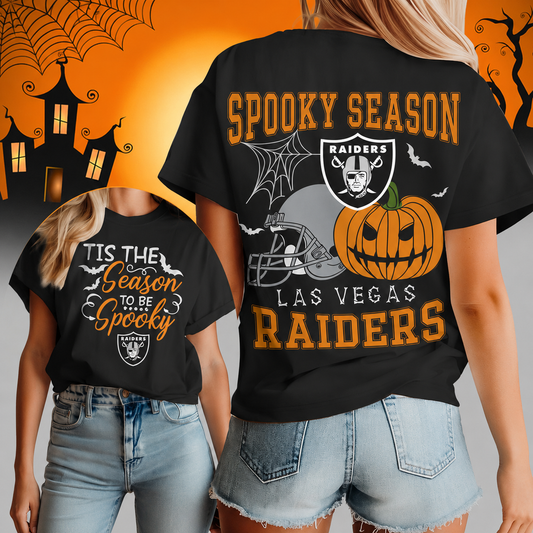 LIMITED EDITION - NEW CUSTOMIZED NFL07 LVR LAS VEGAS RAIDERS  HALLOWEEN T-SHIRT, HOODIE & ZIP HOODIE