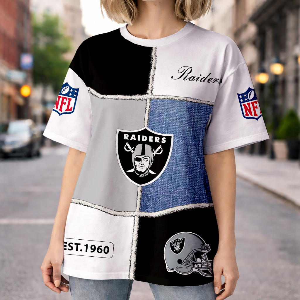LIMITED EDITION - NEW CUSTOMIZED NFL07 LVR LAS VEGAS RAIDERS UNISEX T-SHIRT, POLO, HOODIE & JACKETS