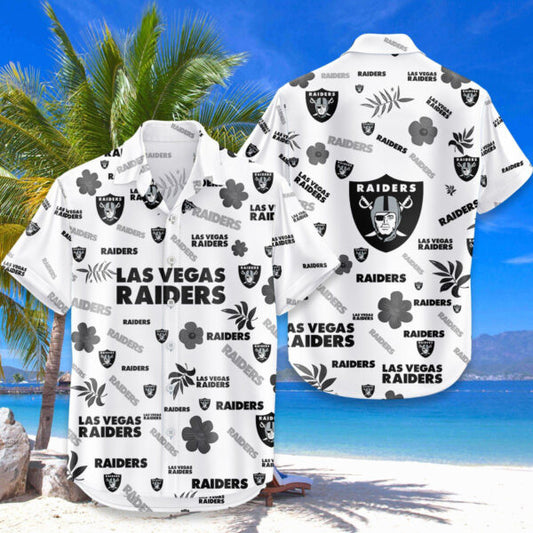 LIMITED EDITION - NEW CUSTOMIZED NFL07 LVR LAS VEGAS RAIDERS UNISEX HAWAIIAN SHIRT