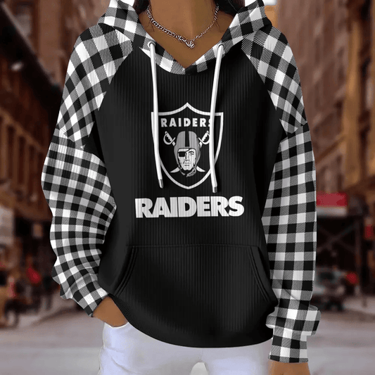 [SPECIAL OFFER] NEW CUSTOMIZED NFL07 LVR LAS VEGAS RAIDERS RIBBED HOODIE & SWEATSHIRT