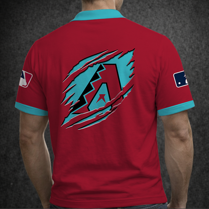 [FLASH SALE] NEW CUSTOMIZED MLB07 ADS ARIZONA DIAMONDBACKS POLO SHIRT