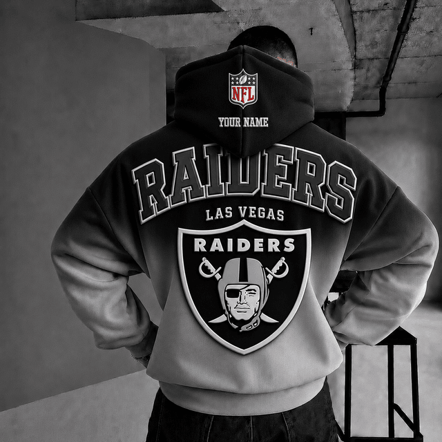 EXCLUSIVE EDITION - NEW CUSTOMIZED NFL07 LVR LAS VEGAS RAIDERS HOODIE, ZIP HOODIE, POLO SHIRT, ZIP POLO SHIRT, T-SHIRT & SWEATSHIRT