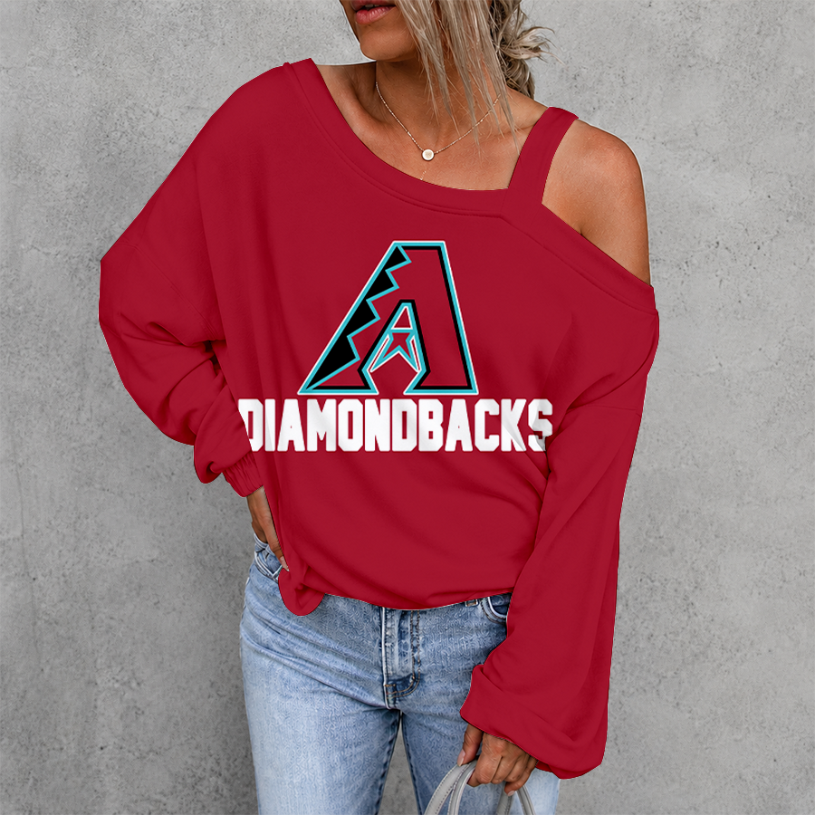 [FLASH SALE] NEW CUSTOMIZED MLB07 ADS ARIZONA DIAMONDBACKS DROP SHOULDER SWEATSHIRT