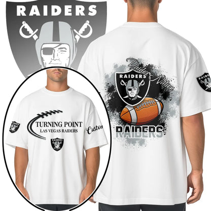 VIRAL EDITION - NEW CUSTOMIZED NFL07 LVR LAS VEGAS RAIDERS POLO SHIRT, ZIP POLO SHIRT & T-SHIRTS