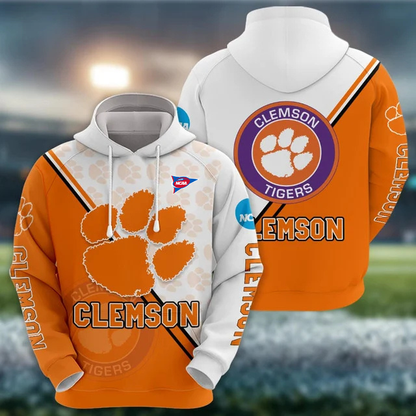 ELITE EDITION - NEW CUSTOMIZED NCAA FBS07 CST CLEMSON TIGERS HOODIE, ZIP HOODIE, T-SHIRT, POLO SHIRT, ZIP POLO SHIRT & SWEATSHIRT