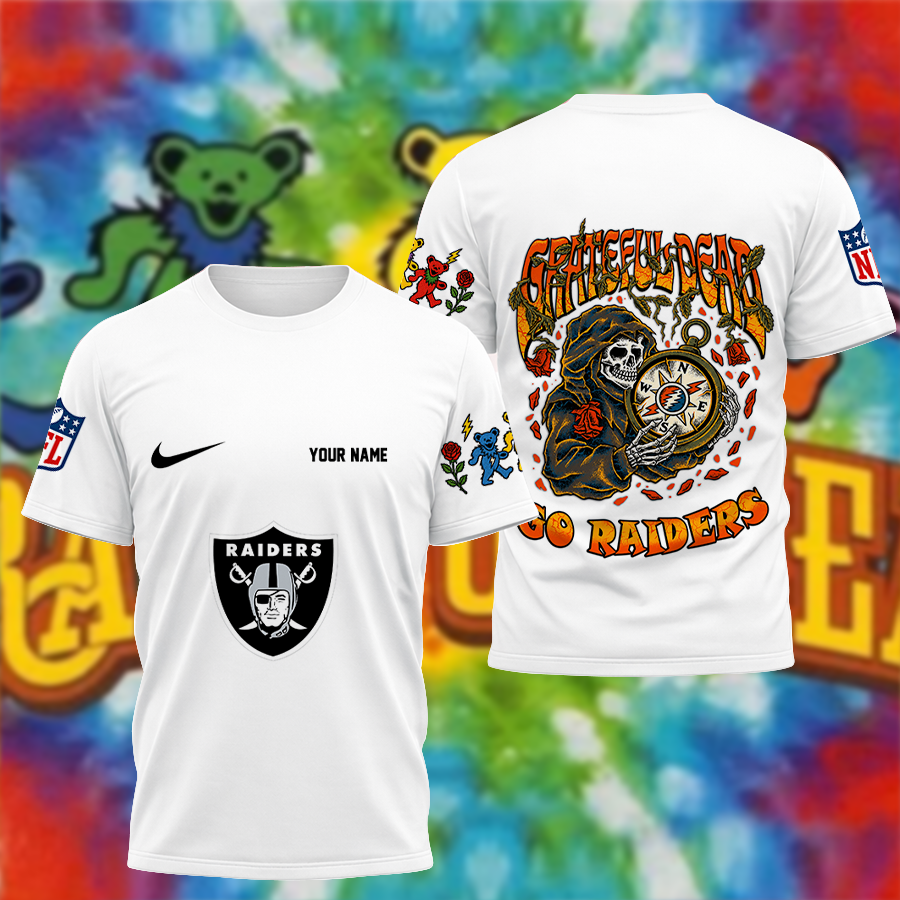 [SPECIAL OFFER] NEW CUSTOMIZED NFL07 LVR LAS VEGAS RAIDERS x GRATEFUL DEAD T-SHIRT, HOODIE, ZIP HOODIE
