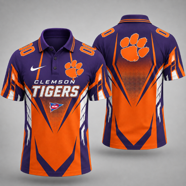 SPECIAL EDITION - NEW CUSTOMIZED NCAA FBS07 CST CLEMSON TIGERS POLO SHIRT, ZIP POLO SHIRT, HOODIE, ZIP HOODIE, T-SHIRT & SWEATSHIRT