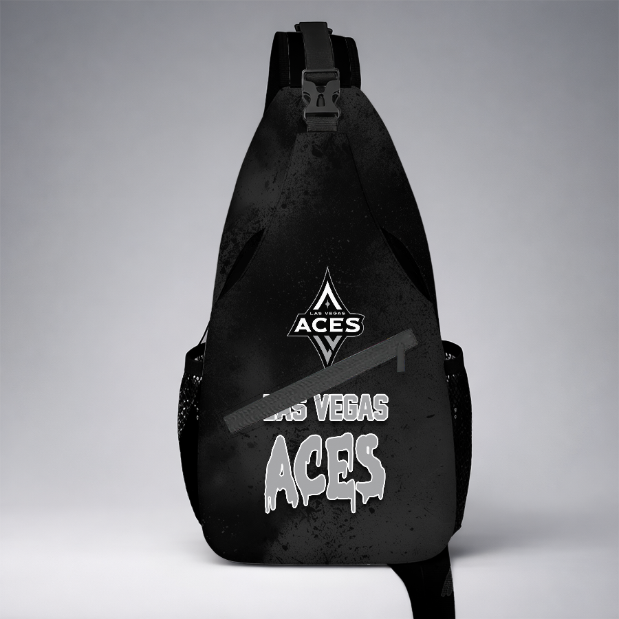 [FAN FAVORITE] NEW CUSTOMIZED WNBA07 LVA LAS VEGAS ACES SLING BAG