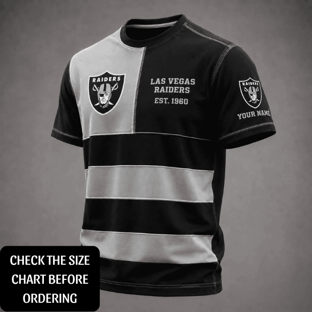 EXCLUSIVE EDITION - NEW CUSTOMIZED NFL07 LVR LAS VEGAS RAIDERS T-SHIRT, POLO SHIRT, ZIP POLO SHIRT, HOODIE, ZIP HOODIE & SWEATSHIRT