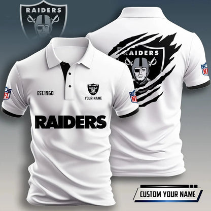 SPECIAL EDITION - NEW CUSTOMIZED NFL07 LVR LAS VEGAS RAIDERS T-SHIRT, POLO SHIRT, ZIP POLO SHIRT, HOODIE, ZIP HOODIE & SWEATSHIRT