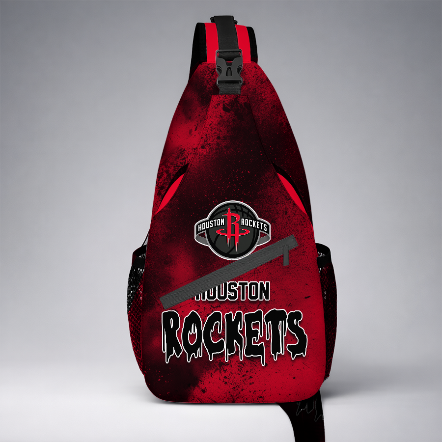 [HOT DEAL]  NEW CUSTOMIZED NBA07 HRO HOUSTON ROCKETS SLING BAG