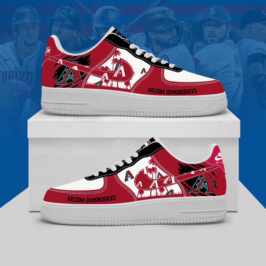 [FLASH SALE] NEW CUSTOMIZED MLB07 ADS ARIZONA DIAMONDBACKS AF1 SHOES