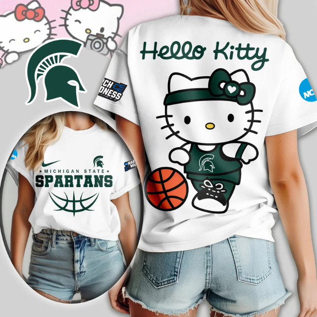 LIMITED EDITION - NEW CUSTOMIZED MAM NCAA07 MSS MS SPARTANS HELLO KITTY T-SHIRT, SWEATSHIRT, HOODIE & ZIP HOODIE