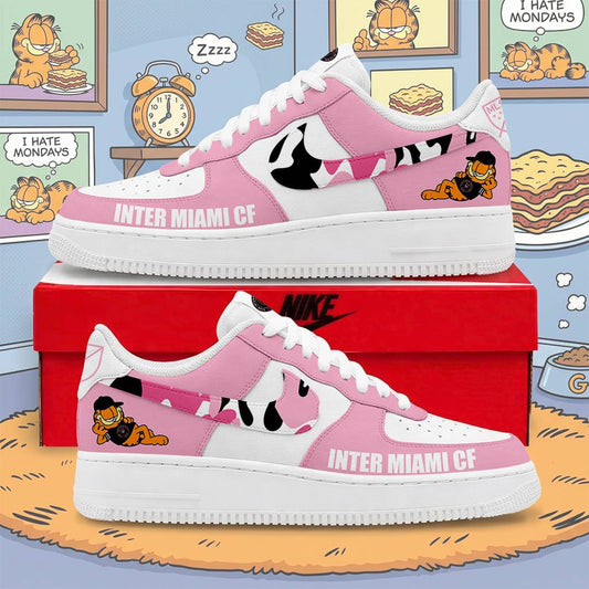 FINAL SALE - NEW CUSTOMIZED MLS07 IMC IMAM CF x GARFIELD AF1 SNEAKERS