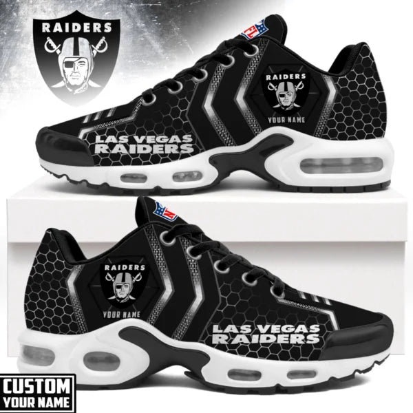 [SPECIAL OFFER] NEW CUSTOMIZED NFL07 LVR LAS VEGAS RAIDERS AIR MAX PLUS SNEAKERS