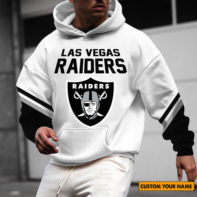 ELITE EDITION - NEW CUSTOMIZED NFL07 LVR LAS VEGAS RAIDERS HOODIE, ZIP HOODIE, POLO SHIRT, ZIP POLO SHIRT, T-SHIRT & SWEATSHIRT