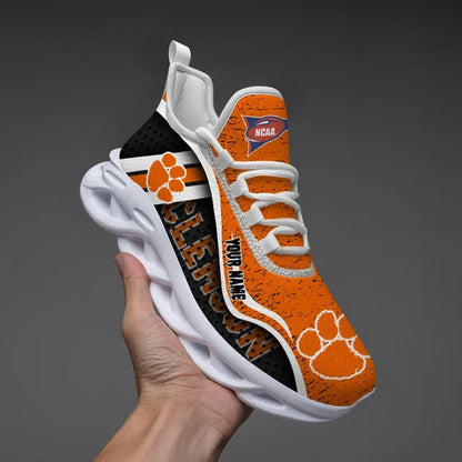 EXCLUSIVE EDITION - NEW CUSTOMIZED NCAA FBS07 CST CLEMSON TIGERS CLUNKY SNEAKERS