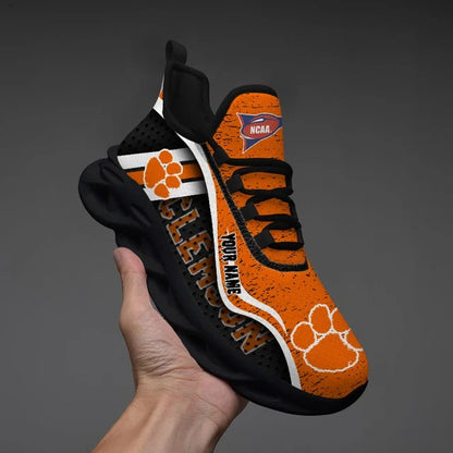 EXCLUSIVE EDITION - NEW CUSTOMIZED NCAA FBS07 CST CLEMSON TIGERS CLUNKY SNEAKERS