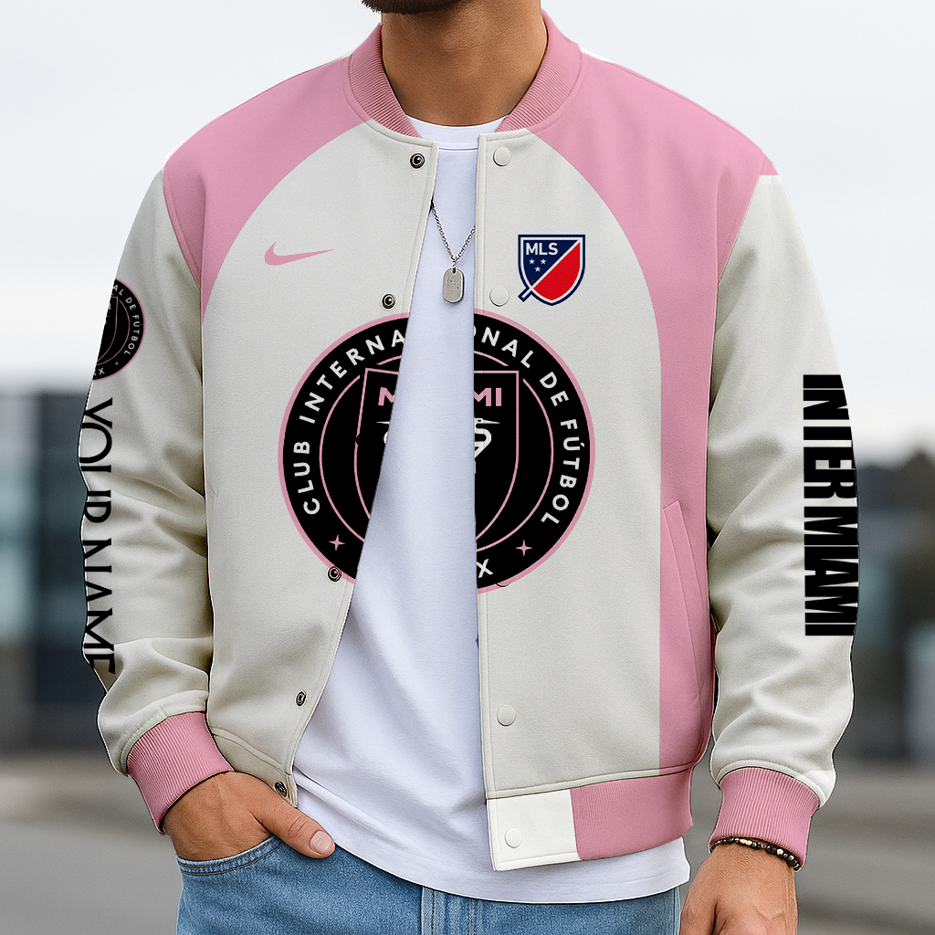 LIMITED EDITION - NEW CUSTOMIZED MLS07 IMC IMAM CF SATIN VARSITY & BASEBALL JACKET