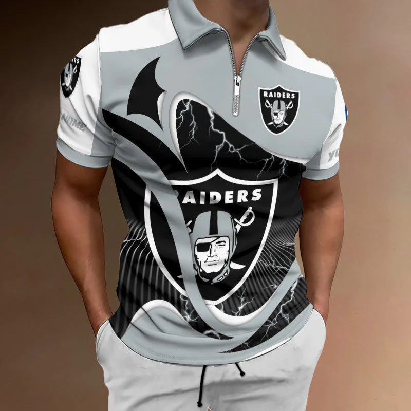 LIMITED EDITION - NEW CUSTOMIZED NFL07 LVR LAS VEGAS RAIDERS T-SHIRT, POLO SHIRT, ZIP POLO SHIRT, SWEATSHIRT, HOODIE & ZIP HOODIE